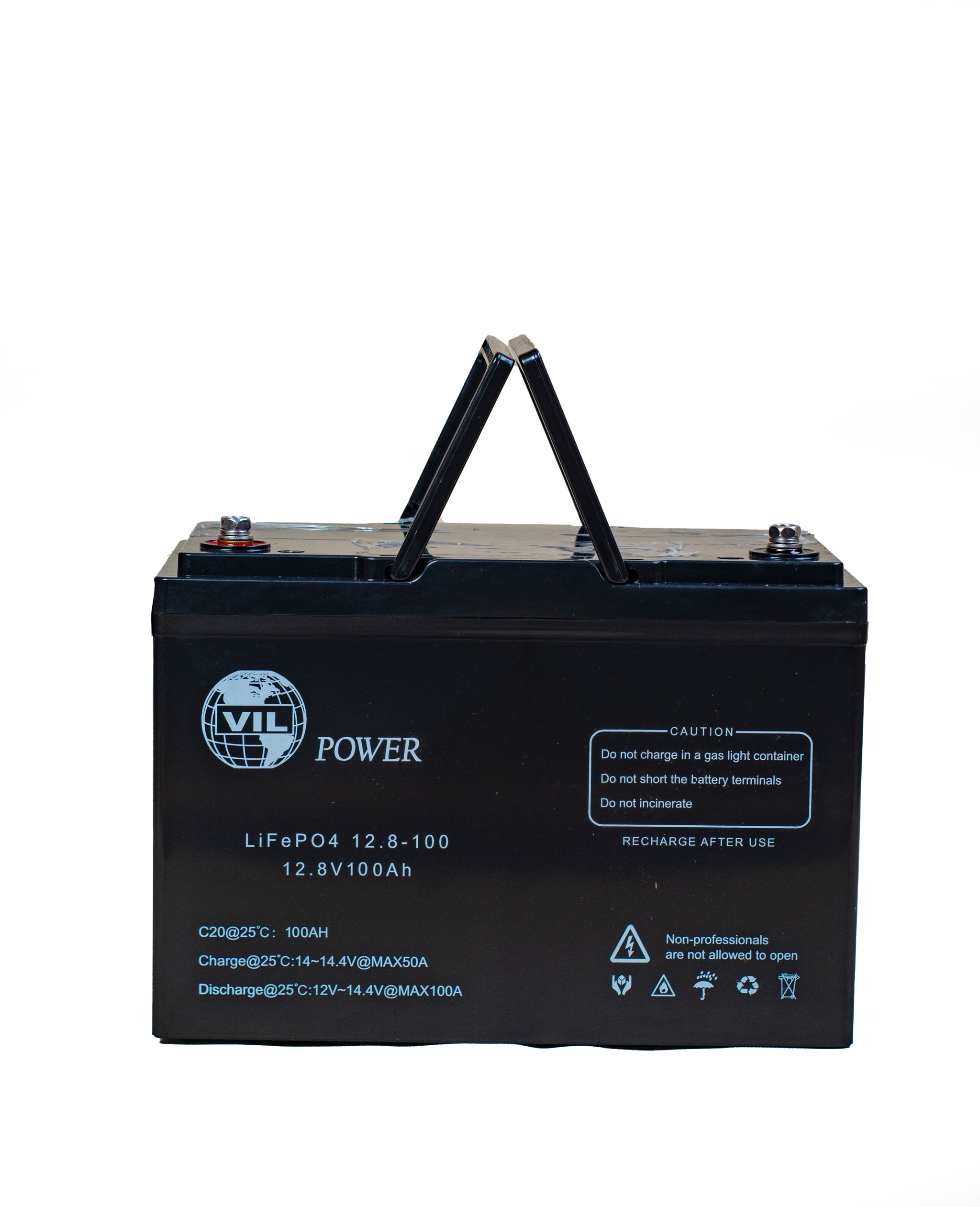 VIL 100AH:12.8V LITHIUM BATTERY 