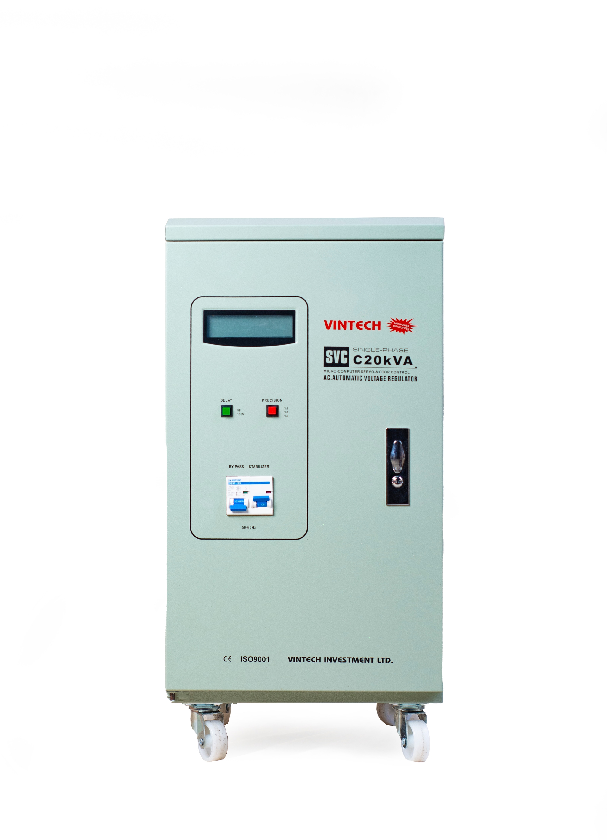 VINTECH 20kVA Single-Phase Industrial SVC Stabilizer