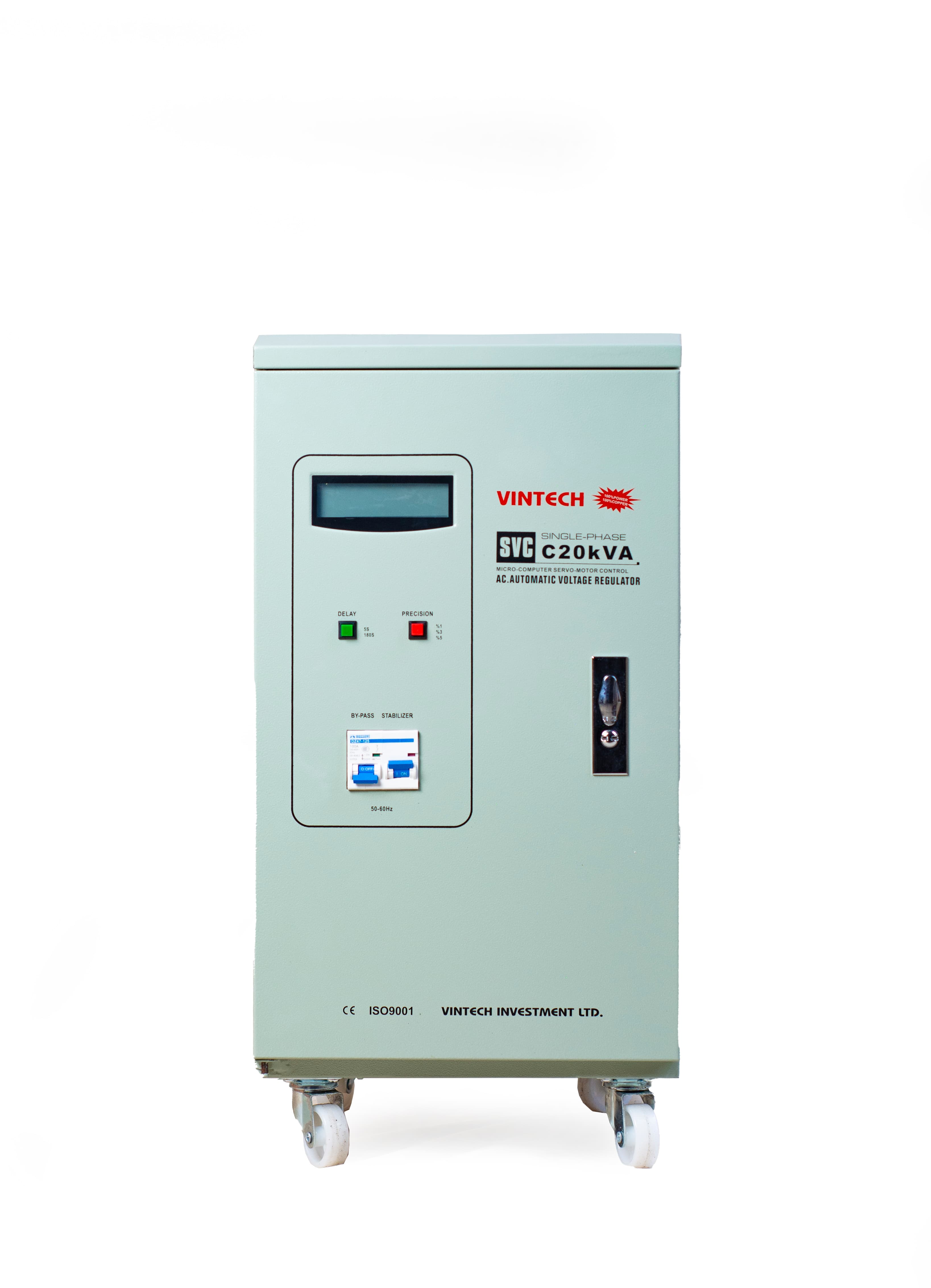 VINTECH 20kVA Single-Phase Industrial SVC Stabilizer